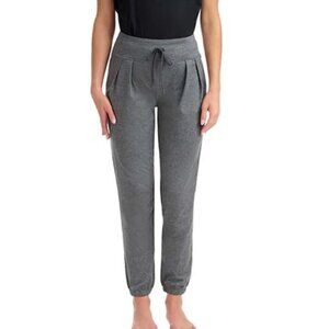 Lole Women's Size Small Gray Pleated Front Pull On Lounge Pants